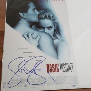 Original Sharon Stone certified autograph .